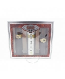 Cuba Gold by Cuba for Men - 3 Pc Gift Set 3.3oz EDT Spray