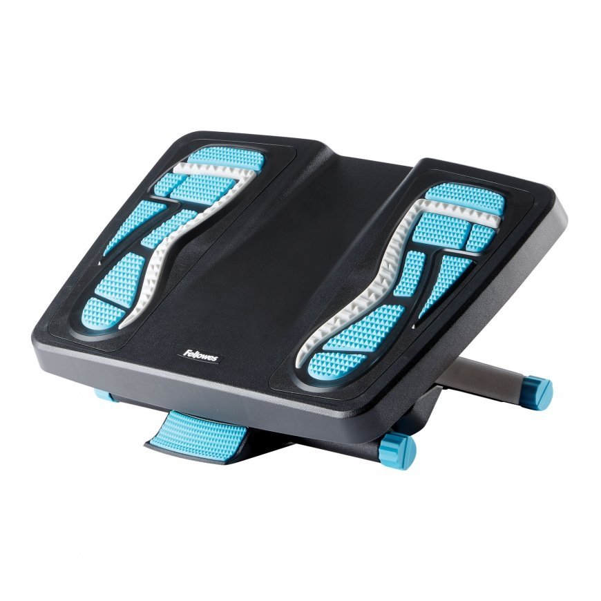 Fellowes 8068001 kāju balsts Zils, Kokogles, Pelēks