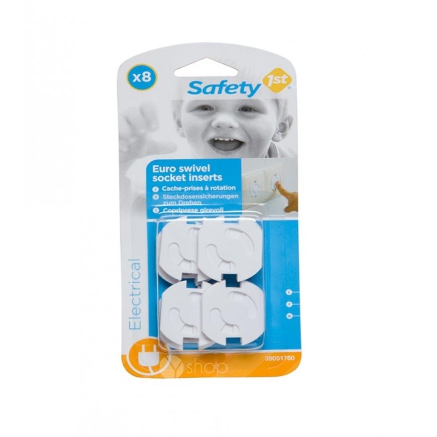 Safety 1st kištukai pasukami elektros lizdo, 8vnt., 39051760 – 2