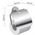 Toilet paper holder with lid Gedy Eros 2325 Toilet paper holder with lid Gedy Eros 2325
