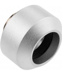 Optimus Hardtube Fitting, 14 mm - sidabrinis