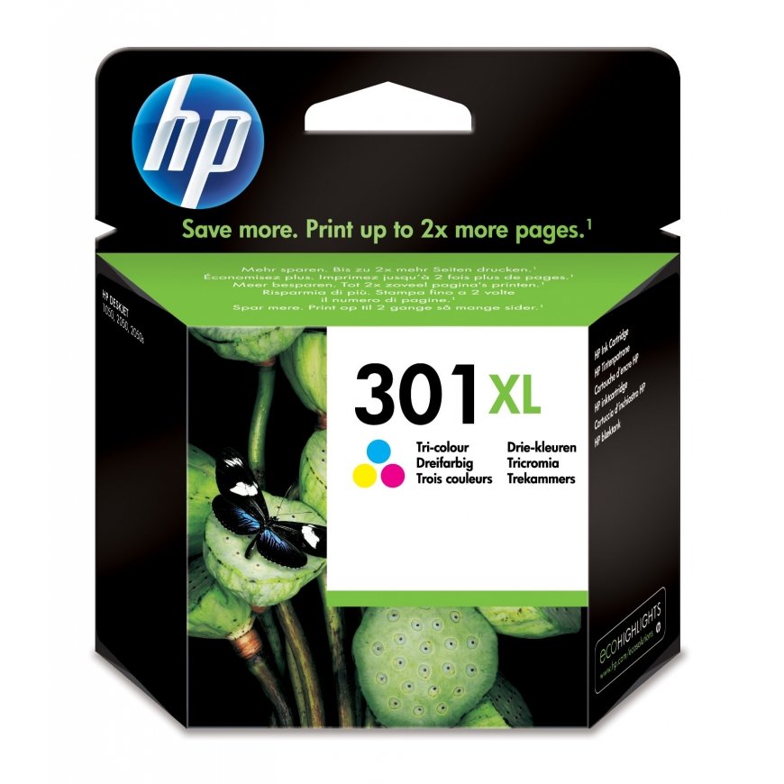 HP 301XL High Yield Tri-color Original Ink Cartridge – 2