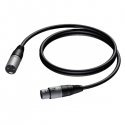CABLE XLR MALE-XLR FEMALE 10 M CABLE XLR MALE-XLR FEMALE 10 M