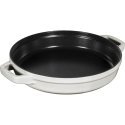 Rinkinys 3 naczyń żeliwnych su dangteliu Staub - 24 cm, Balta trufla