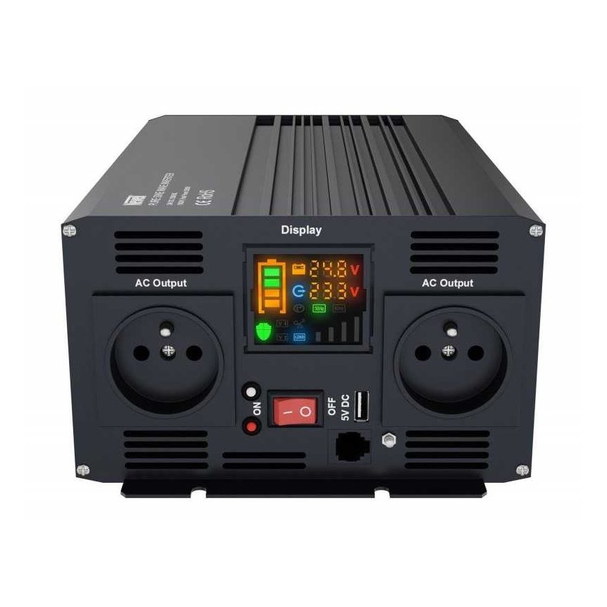 Objektyvas Newell įtampos keitiklis su gryna sinusine banga 24 V / 230 V, 1000 W – 4