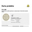 KLINGSPOR SANDING DISC 225mm PS33BK gr.150 GLS38 /50pcs. KLINGSPOR SANDING DISC 225mm PS33BK gr.150 GLS38 /50pcs.