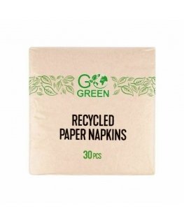 Recycled paper napkins Go Green