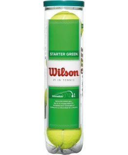 Wilson Starter Green -tennispallo, 4 kpl