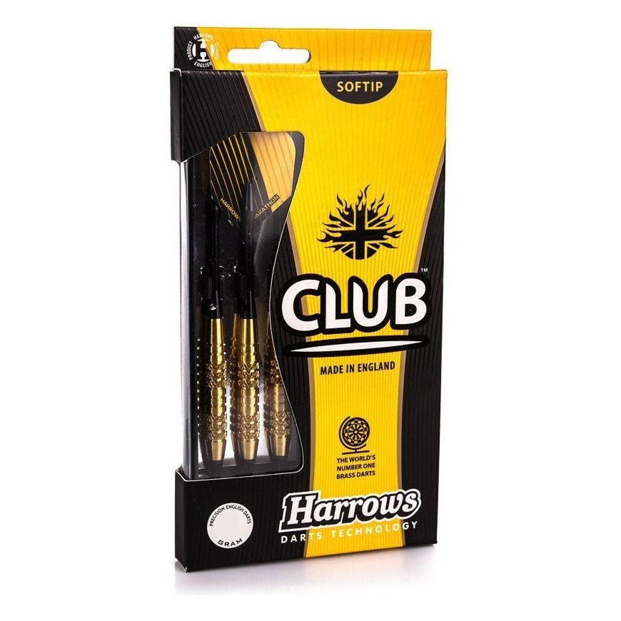 Harrows Smiginis Softip CLUB BRASS 3x14gK