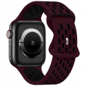 Beline strap Apple Watch New Sport Silicone 42/44/45/49mm burgundy-black wine red/black box