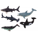 Lean Toys Set of Figures of the Largest Sea Animals Orca Whale Shark 6 pcs Lean Toys Set of Figures of the Largest Sea Animals Orca Whale Shark 6 pcs