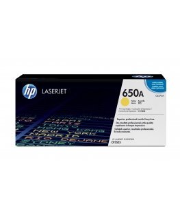 HP 650A, alkuperäinen keltainen LaserJet-värikasetti