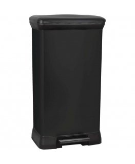 Pedal bucket Deco Bin 50L black