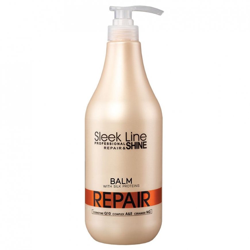 Stapiz Sleek Line Repair Balm silk balm for damaged hair 1000ml – 3