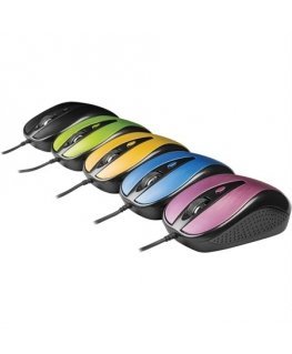 USB wired mouse, 4 buttons, optical, symmetrical, Blue
