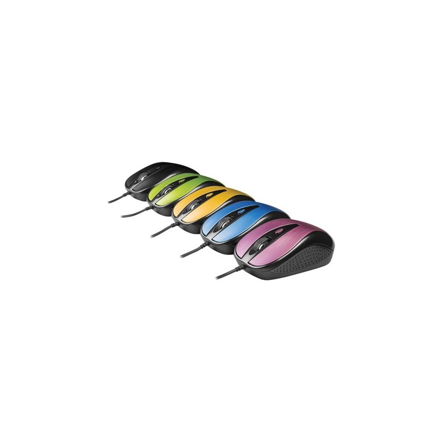 USB wired mouse, 4 buttons, optical, symmetrical, Blue