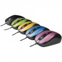 USB wired mouse, 4 buttons, optical, symmetrical, Blue USB wired mouse, 4 buttons, optical, symmetrical, Blue