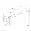 Neomounts medical wall mount