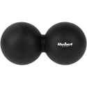 Duoball double massage ball 6.2cm, color black, silicone material, REBEL ACTIVE