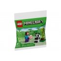 LEGO Minecraft 30672 Steve i mała panda LEGO Minecraft 30672 Steve i mała panda