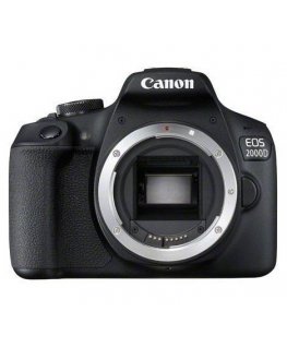 Canon EOS 2000D BK BODY EU26 SLR-kamerarunko 24,1 MP CMOS 6000 x 4000 pikseliä musta