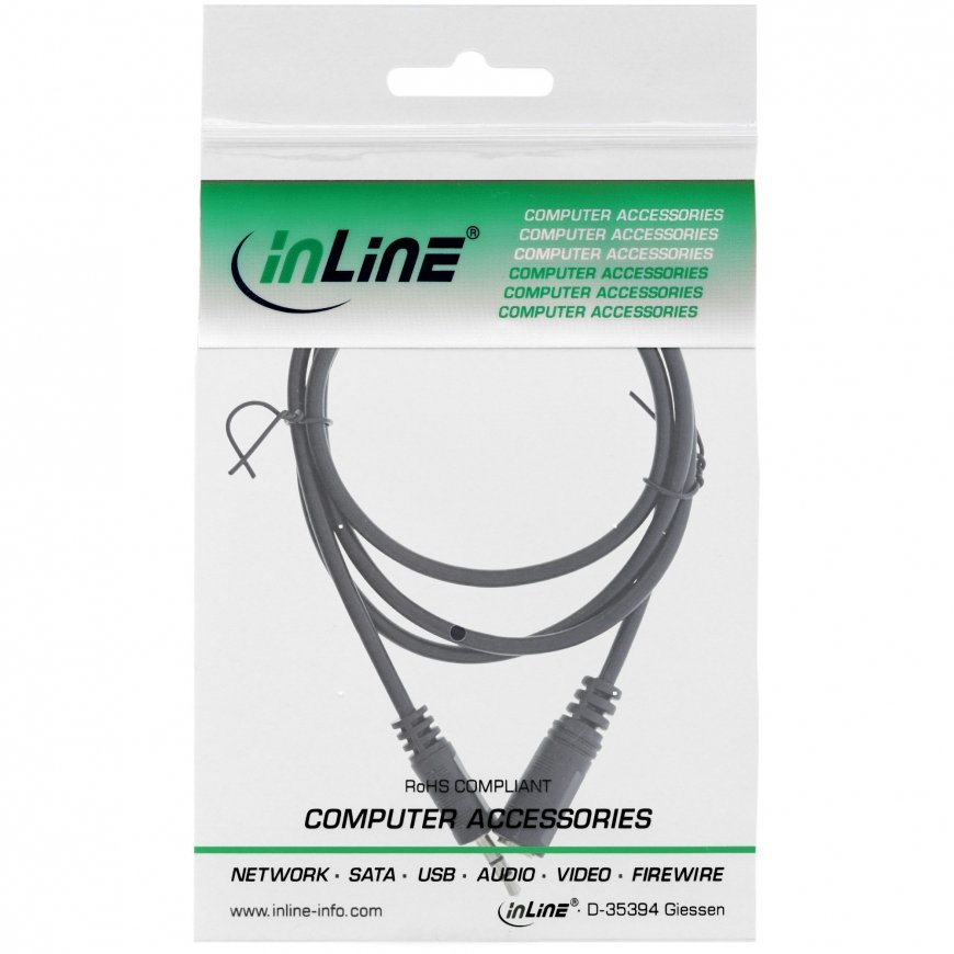 InLine 99935 audiokaapeli 5 m 3.5mm musta – 2