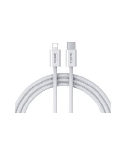 BenksCable D46 - Type C to Lightning - PD 27W 3A 2 metres white