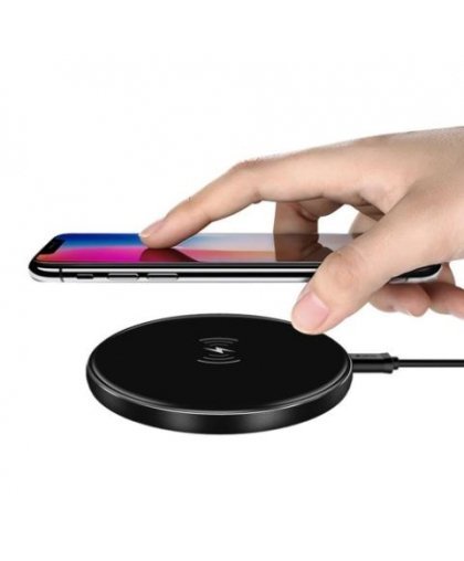 Devia Aurora Series Ultra-slim Wireless Quick Charger (V2) (10W) black – 2