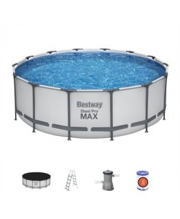 Frame Pool 14 FT 427 x 122 cm STEEL PRO MAX BESTWAY
