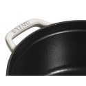 Pot żeliwny round Staub - 2.6 ltr, White truffle