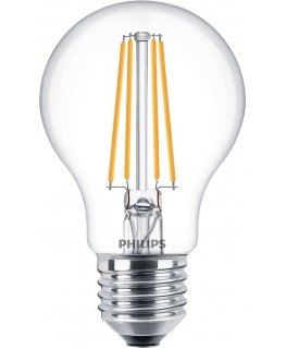 Philips Filament Bulb Clear 60W A60 E27