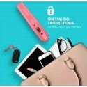 Revamp ST-1700PK-EB Progloss Liberate Cordless Ceramic Compact Hair Straightening Tongs Pink