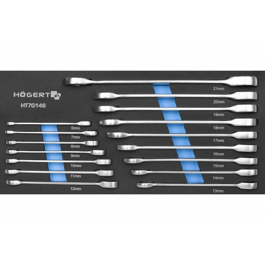 Högert Wrench set Hogert HT7G146 6-21