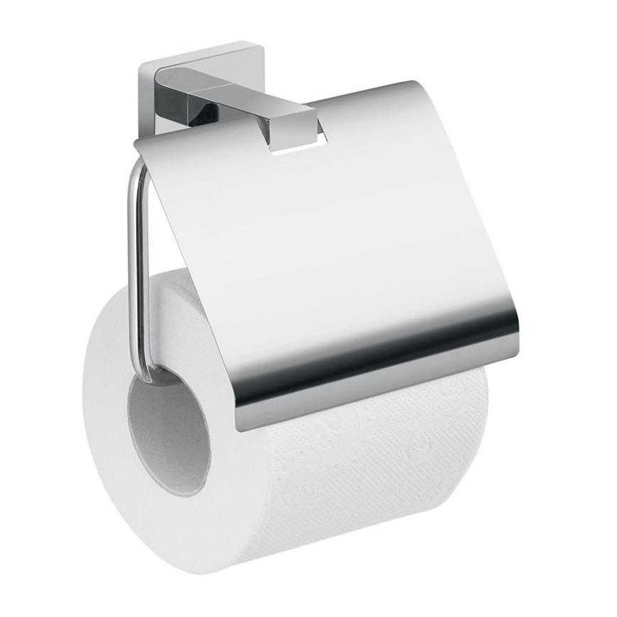 Toilet paper holder with lid Gedy Atena 4425