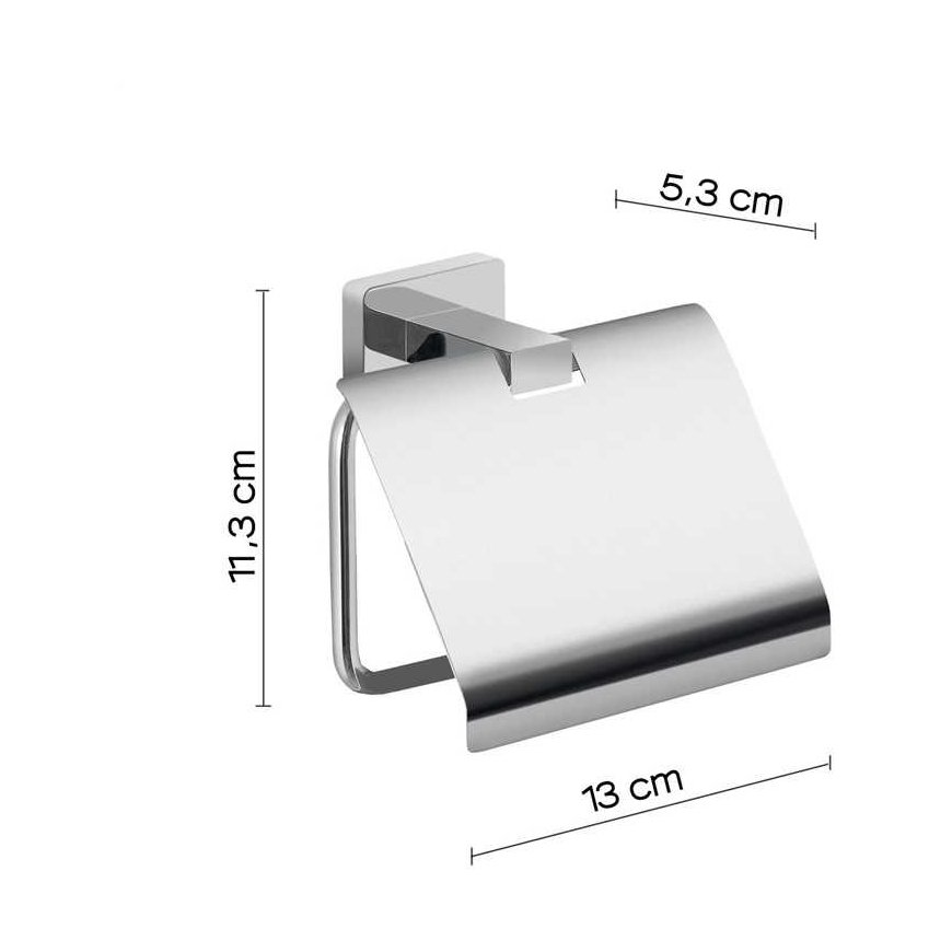 Toilet paper holder with lid Gedy Atena 4425 – 2