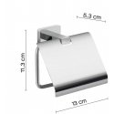 Toilet paper holder with lid Gedy Atena 4425 Toilet paper holder with lid Gedy Atena 4425