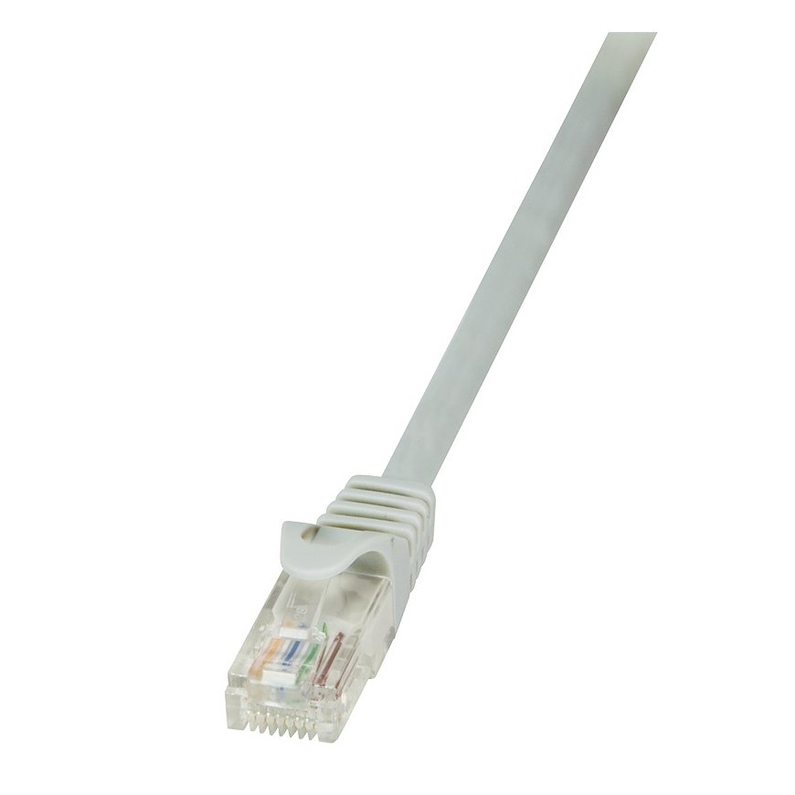 LogiLink 0.25m Cat.5e U/UTP RJ45 tīkla kabelis Pelēks 0,25 m Cat5e U/UTP (UTP)