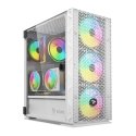 Savio Raptor White X1 ARGB Glass/Mesh White Computer Case Midi Tower Valge