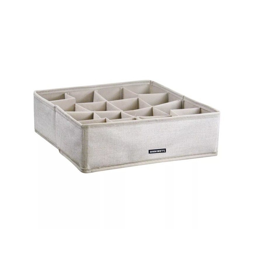Box with sections 30,5x30,5x10cm Linette