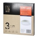 Orno CITY LED 24W lubinis šviestuvas, apatinis šviestuvas, montuojamas paviršiuje, apvalus, 1900lm, 4000K, balta, įmontuotas mai Orno CITY LED 24W lubinis šviestuvas, apatinis šviestuvas, montuojamas paviršiuje, apvalus, 1900lm, 4000K, balta, įmontuotas mai
