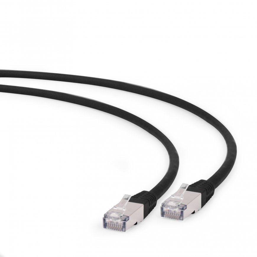 Gembird PP6A-LSZHCU-BK-5M verkkokaapeli musta Cat6a S/FTP (S-STP) – 4