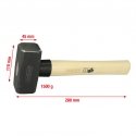 KS Tools 142.5150 plaktukas Kūjis KS Tools 142.5150 plaktukas Kūjis