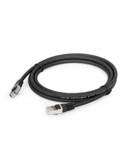 Gembird PP6A-LSZHCU-BK-3M võrgukaabel Must Cat6a S/FTP (S-STP)