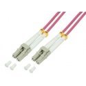 LogiLink FP4LC11 InfiniBand/fibre optic cable 100 m Pink