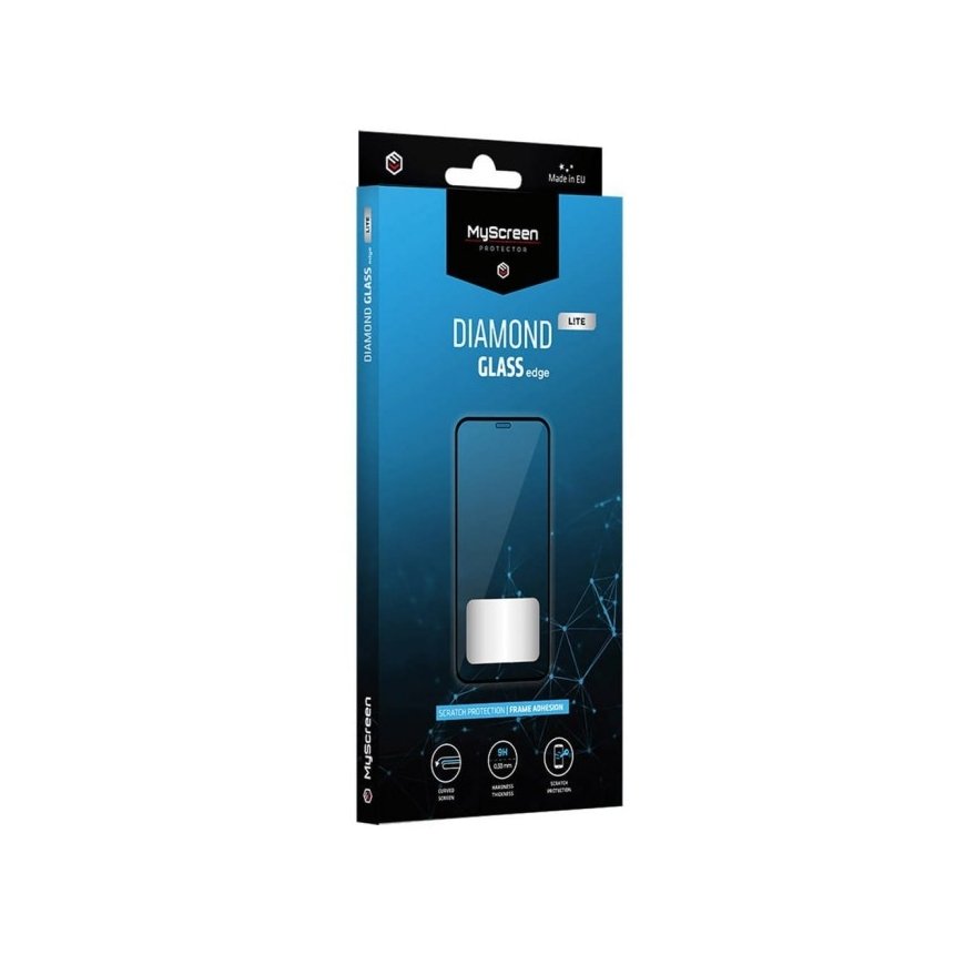 MyScreen Diamond Glass Lite Edge Full Glue Black do Apple iPhone 15 Pro – 2