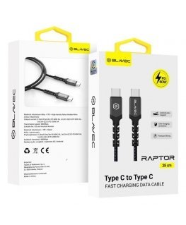 Blavec Cable Raptor braided - Type C to Type C - PD 60W 3A 0,25