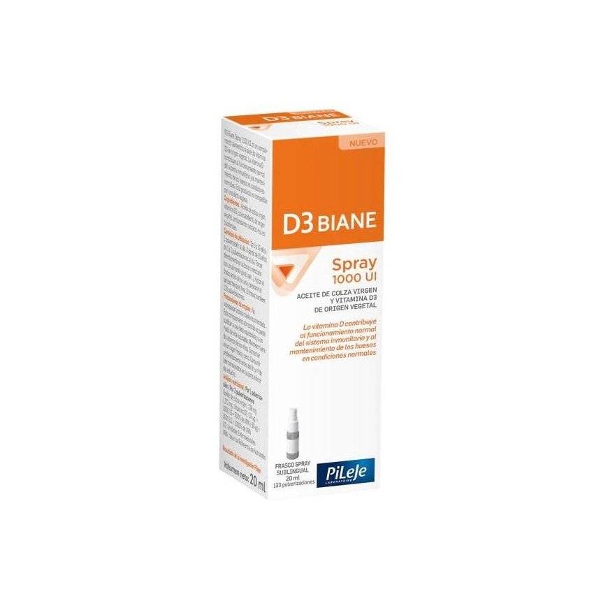 Pileje D3 Biane Spray 1000UI 20ml