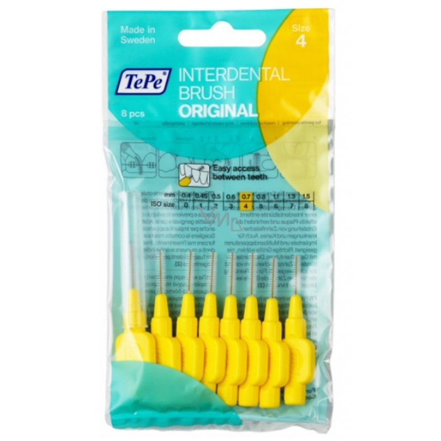 TePe Original Interdental Brushes 4 Yellow (0