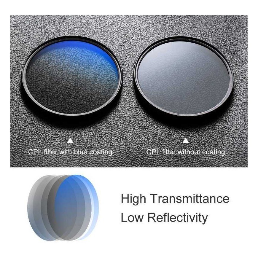 Kampf K&F Concept Classic HMC CPL Circular Polarizing Filter - 77 mm – 3
