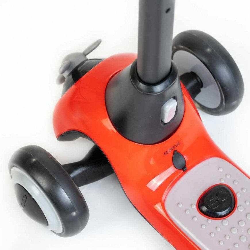 Baby Mix Moovi - electric scooter for children | Red – 4